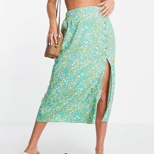 COPY - Floral midi skirt